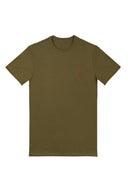 Camiseta Hombre Algodón Verde Jungla - Redflag