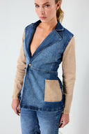 Chaqueta Blazer en Denim - 2501702 - Project Denim