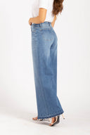 Pantalón Denim Súper Wide Leg High Rise - 2401387 - Project Denim