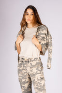 Chaqueta Corta Denim Camuflada - 2401704 - Project Denim