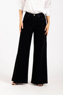 Pantalón Denim Pana Wide Leg High Rise Azul - 2402313 - Project Denim