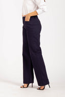 Pantalón Denim Wide Leg High Rise Azul - 2402332 - Project Denim