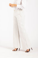 Pantalón Denim Wide Leg High Rise Hueso - 2402375 - Project Denim