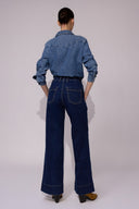 Pantalón Denim Wide Leg High Rise - 2501325 - Project Denim