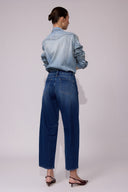 Pantalón Denim Barrel MId Rise - 2501338 - Project Denim