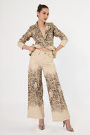 Pantalón Denim Wide Leg Mid Rise Crudo - 2502310033 - Project Denim