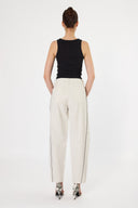 Pantalón Denim Barrel MId Rise Crudo - 250231133- Project Denim