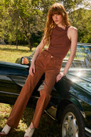 Jean Boot Cut Mid Rise Café - 2502319016 - Project Denim