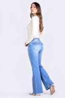 Jean Boot Cut Low Rise Índigo - 340