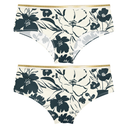Panty Flor Negra Cachetero - Ropa Interior - Fidelina