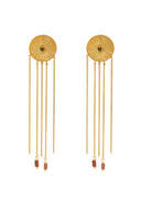 Aretes Largos Mosaico Cadenas - AR35135 - Lala Galeria