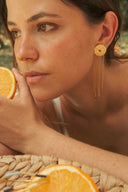 Aretes Largos Mosaico Cadenas - AR35135 - Lala Galeria