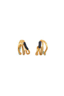 Aretes Candonga Olas Pequeñas - C35105 - Lala Galeria