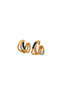 Aretes Candonga Olas Pequeñas - C35105 - Lala Galeria