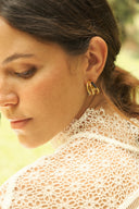 Aretes Candonga Olas Pequeñas - C35105 - Lala Galeria