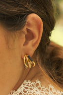 Aretes Candonga Olas Pequeñas - C35105 - Lala Galeria