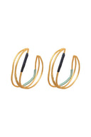 Aretes Candonga Olas Grandes - C35135 - Lala Galeria