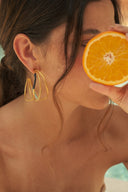 Aretes Candonga Olas Grandes - C35135 - Lala Galeria