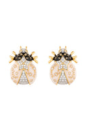 Aretes Topos Thea Crystal Pearl - Neck Black - ARI140D-5 - Senda