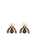 Aretes Topos Mini Vespa Happi Onix Studd Earrings - ARI169D-7 - Senda