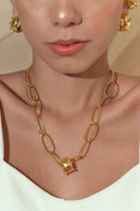 Collar Enredo Grueso - CLL40155 - Lala Galeria
