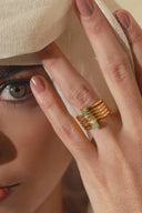 Anillo Enredo Hilo 2 Muralla - A44135 - Lala Galeria