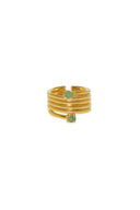 Anillo Enredo Hilo 2 Muralla - A44135 - Lala Galeria