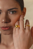 Anillo Enredo Hilo 2 Muralla - A44135 - Lala Galeria