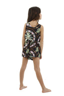 Salida de Baño Niña Contrast Palm Loops Kid Lizzie Jumpsuit - K05179 - Malai