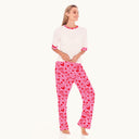 Camisa Pijama Mangas Pink - Fidelina