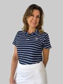 Camisa Deportiva Polo Manga Corta Rayas - Volea