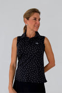 Camisa Deportiva Polo Negra Pepas Sisa - Volea