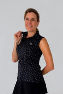 Camisa Deportiva Polo Negra Pepas Sisa - Volea