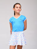 Restless Girl's Sports Skirt Blue - Volea