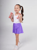 Falda Deportiva Niña Olímpica Morada - Volea