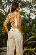 Pantalón Anis Marfil - 24471 - Dulzamara