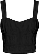 Crop Top Samia Black Blouse - 20251 - Encantadore