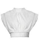 Crop Top Bea White Blouse - 20272 - Encantadore