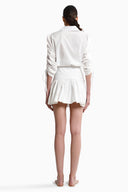 Camisa Botones Bina White Shirt - 20291 - Encantadore