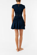 Falda Corta Vittoria Navy - 2427 - Encantadore