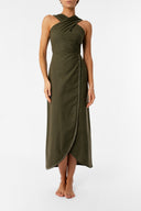 Vestido Largo Livia Green - 2462 - Encantadore