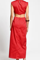 Vestido Largo Carlota Red- 2652 - Encantadore