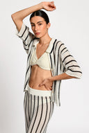 Pantalón Siro Black Stripes Knitted - 2665 - Encantadore