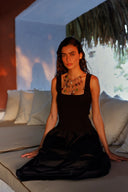 Vestido Largo Lili Black - 2668 - Encantadore