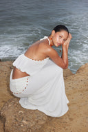 Crop Top Sylvia Ivory Knitted- 2749 - Encantadore