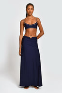 Falda Larga Tefa Navy - 2815 - Encantadore
