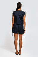 Crop Top Cleo Navy - 2821 - Encantadore