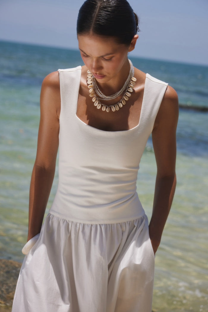 Vestido Largo Alba Ivori - 2927 - Encantadore