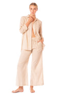 Camisa Manga Larga y Botones Perla Sand - 9460 - Kibys