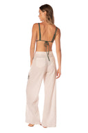 Pantalón Zenda Off White & Sage - 9508 - Kibys